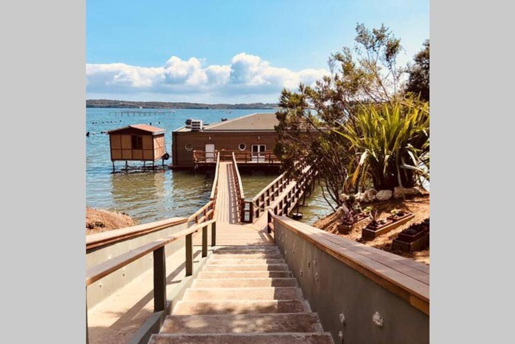Marine De Bravone T2 Terrasse Front De Mer - Plage Pieds Dans L'Eau - Clim - Piscine - Wifi Linguizzetta Екстер'єр фото